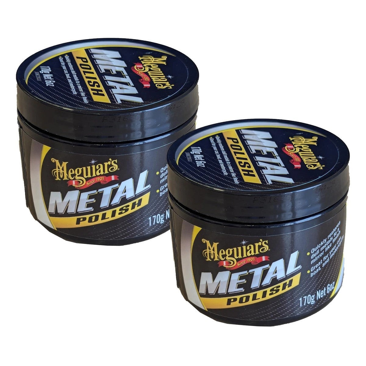 2xMeguiar'sG1211600EUAllMetalPolish170g