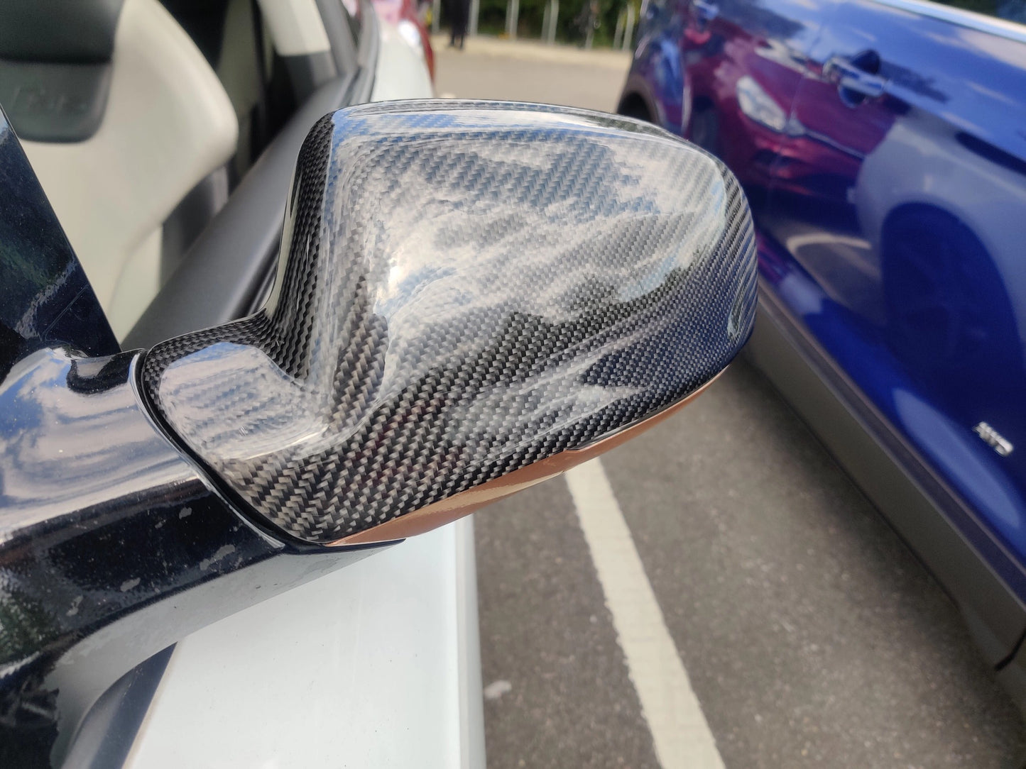 AudiA4/A5/S5B8.5CarbonFibreWingMirrorReplacementCovers(2010-2016)