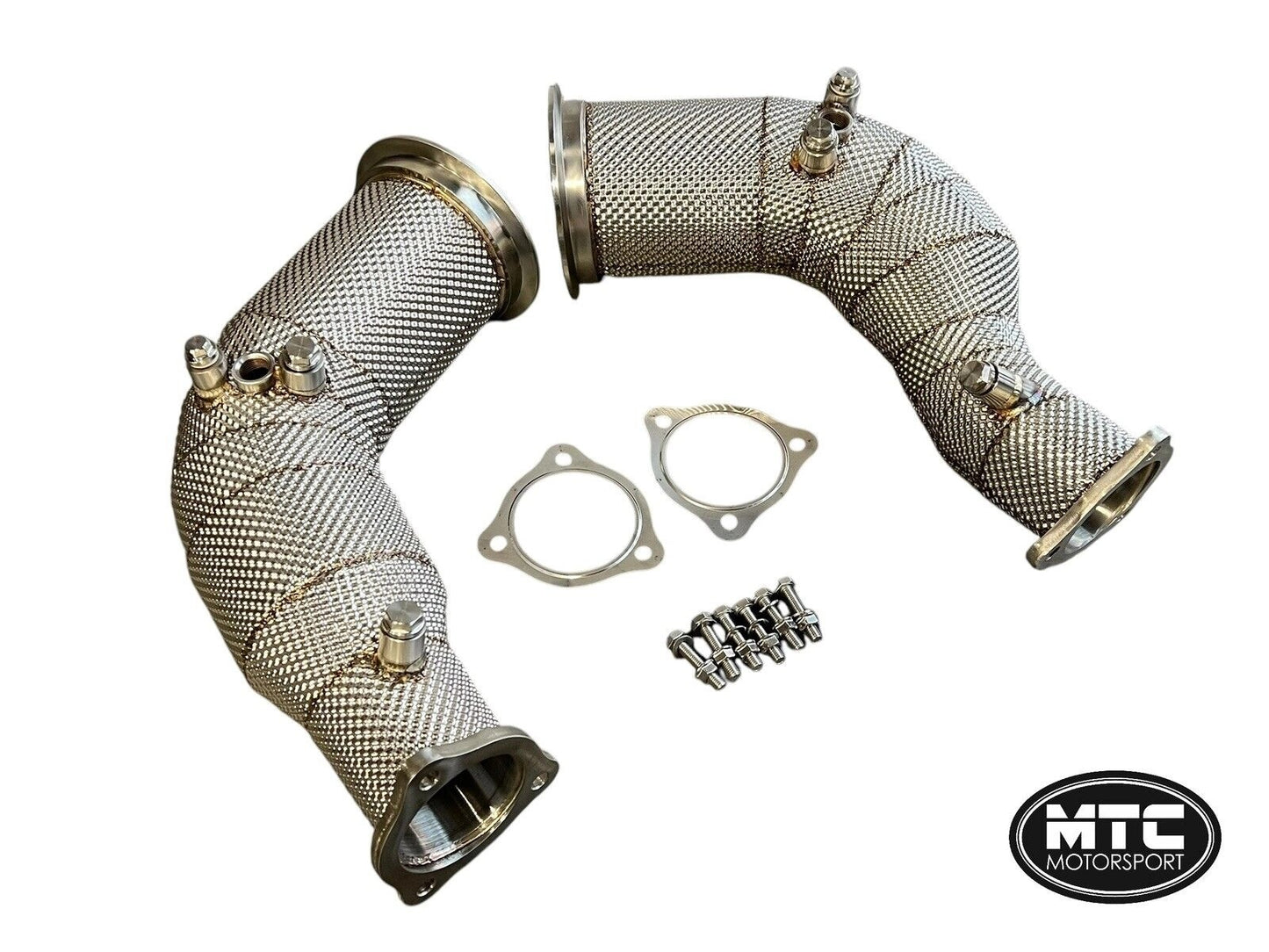 AUDIRS4B9LHDDOWNPIPESWITH200CELLHI-FLOWSPORTSCATS&HEATSHIELD2017-