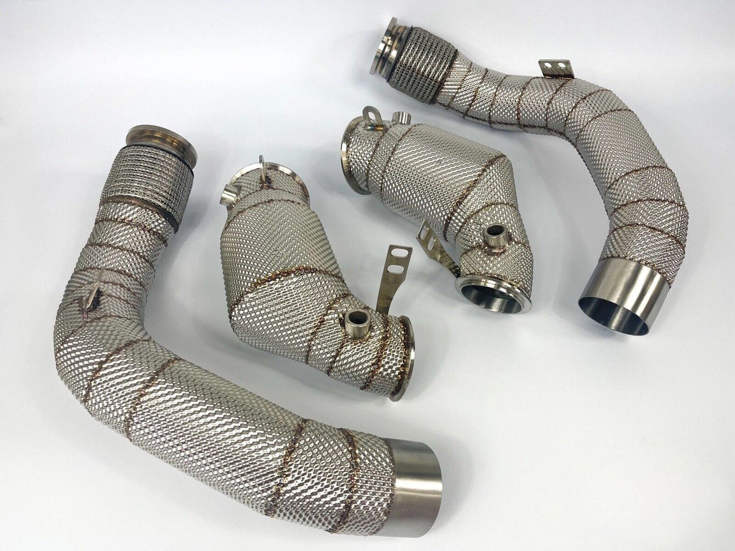 BMWF90M5Downpipeswith200CellHi-FlowSportsCats&HeatShield2018-20