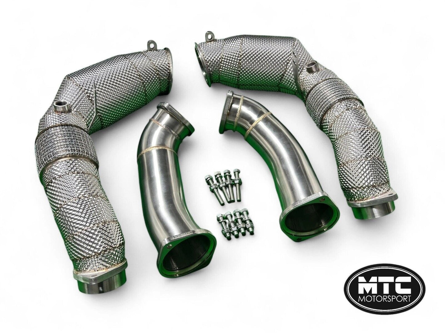 BMWF95X5MX6MDOWNPIPES200CELLHI-FLOWSPORTSCATS&HEATSHIELD2021-LCI