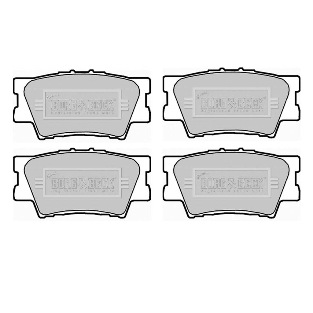 Borg&BeckRearBrakePadSetForToyotaRav4Mk3,Mk42006Onwards0446642060