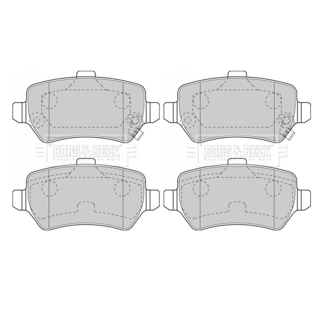 Borg&BerkRearBrakePadSetFitsVauxhallAstraMk4,Mk51998-201093169143
