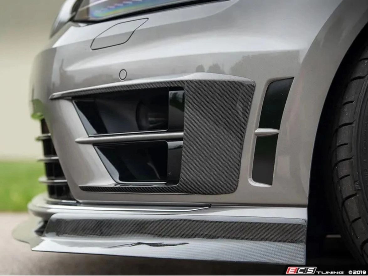 ECSTuningCarbonFibreFrontBumperGrilleFlareSet-GolfMk7R