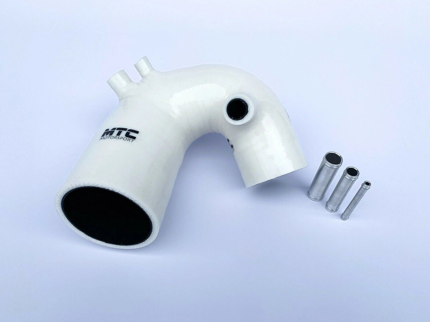 Fiat500595695TurismoAbarthIntakeHoseWhiteGarrettTurbo|MTCMotorsport