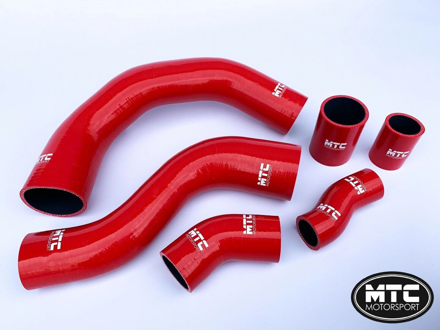FordFiestaMK7STST180BoostTurboIntercoolerHosesRed|MTCMotorsport