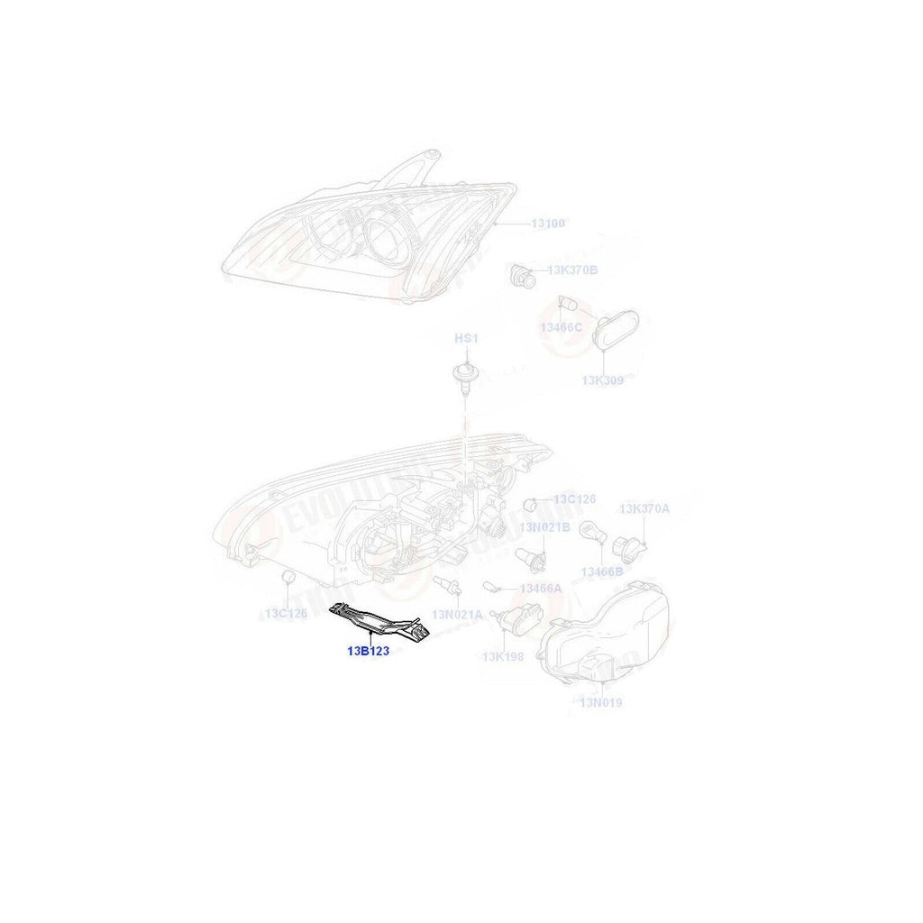 FordFocusMk2HeadlightMountingBracketKit4M5113n060aa