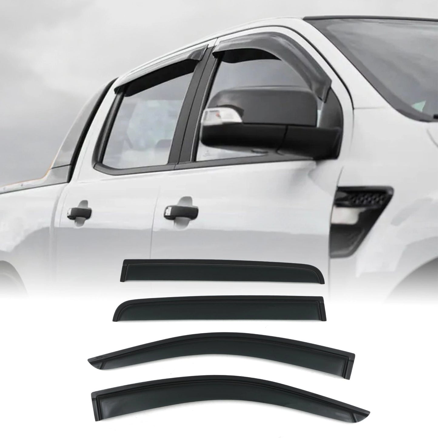 FordRangerT6T7T812-21BlackWindDeflectors