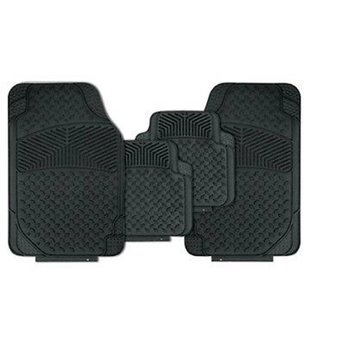HeavyDutyRubberCarFloorMatsSetNonSlipWashableUniversalFit