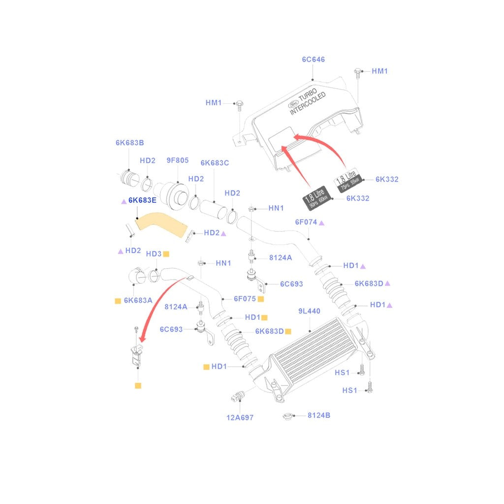 IntercoolerHoseFitsTransitConnect2003To20062T1q6k683dc1334441