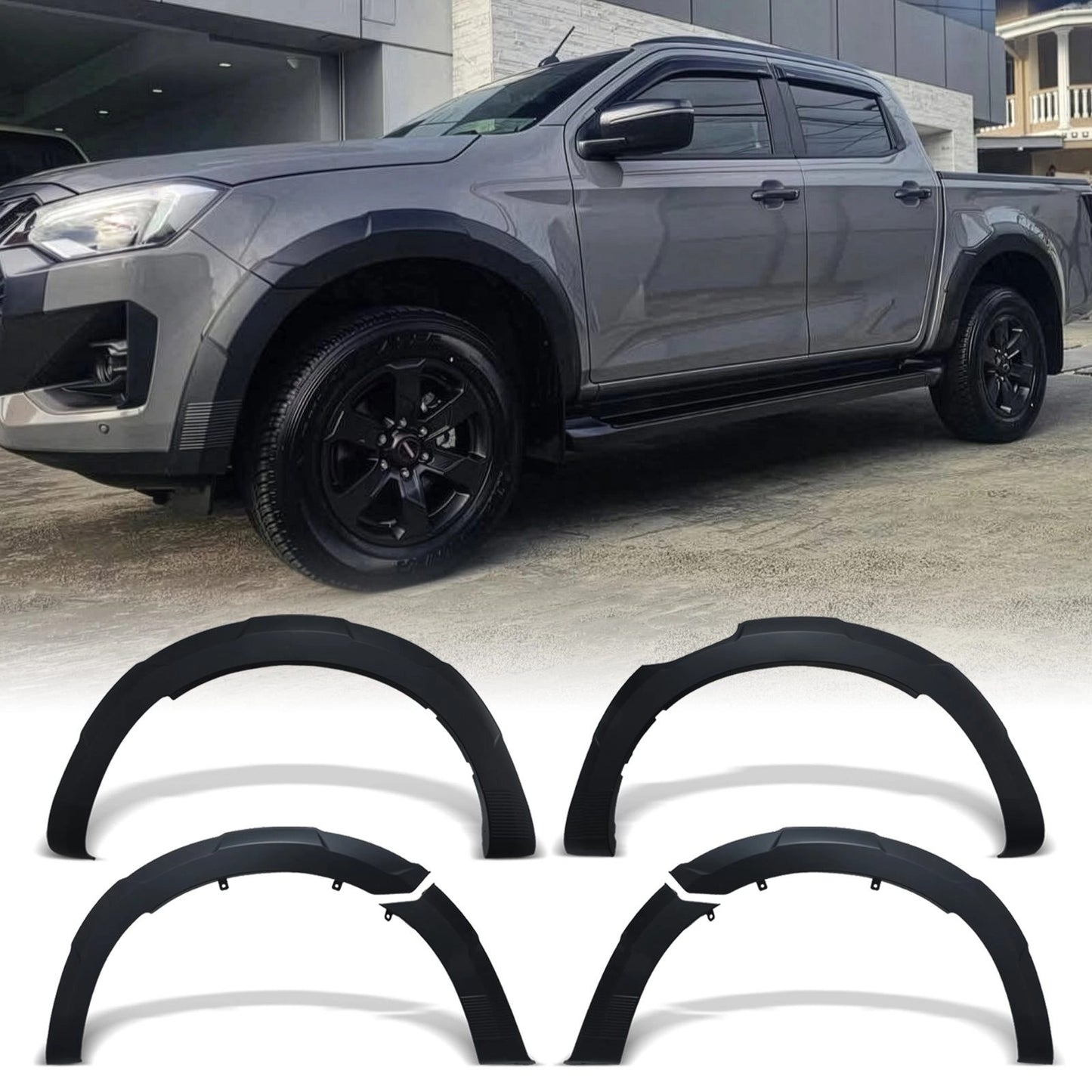 IsuzuD-MaxMK3RGFacelift2024+WheelArchExtensionSet