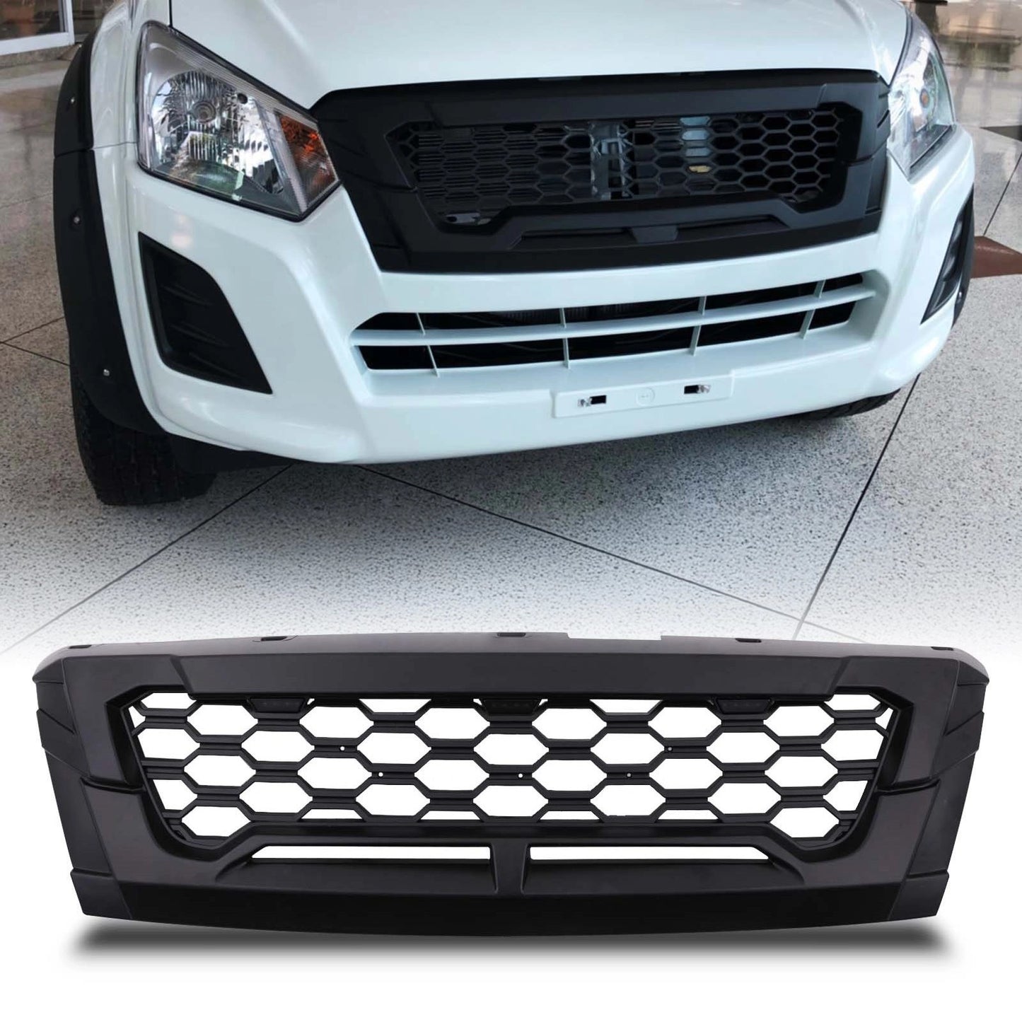 IsuzuDMax17-20BlackLEDGrille