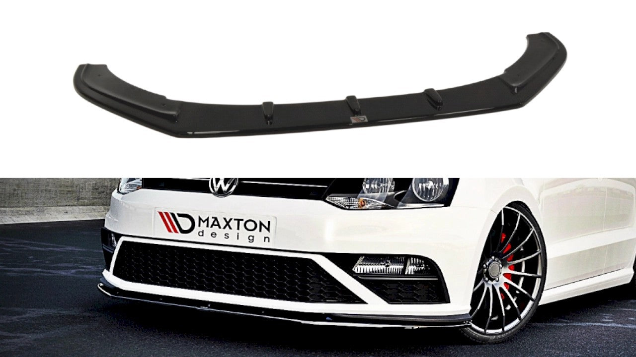 MaxtonDesignFrontSplitterV.1forVolkswagenPoloMK5GTI(Facelift)(2015-2017)