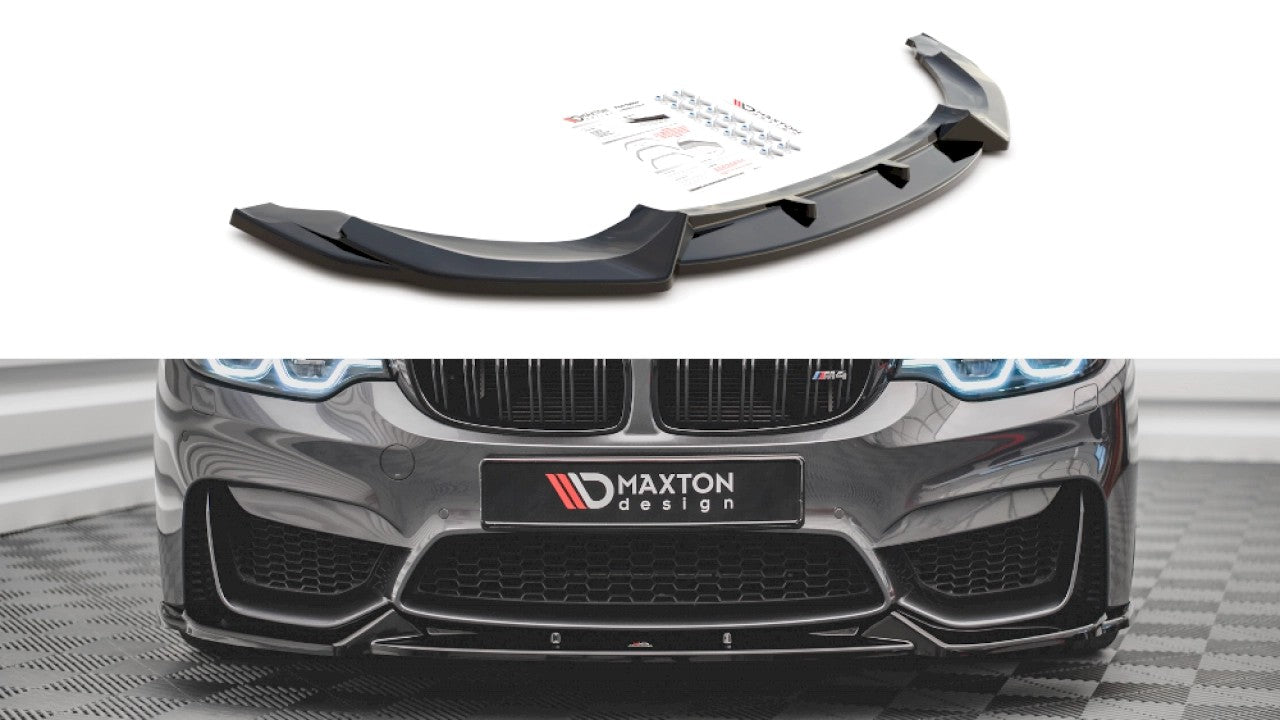 MaxtonDesignFrontSplitterV.1forBMWM4F82(2014+)