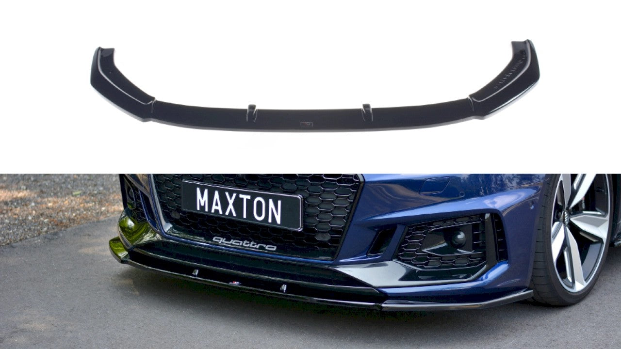 MaxtonDesignFrontSplitterV.1forAudiRS4B9(2017-2019)