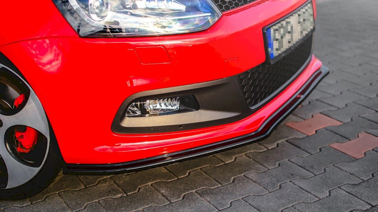 MaxtonDesignFrontSplitterV.2forVolkswagenPoloMK56RGTI(2009-2014)