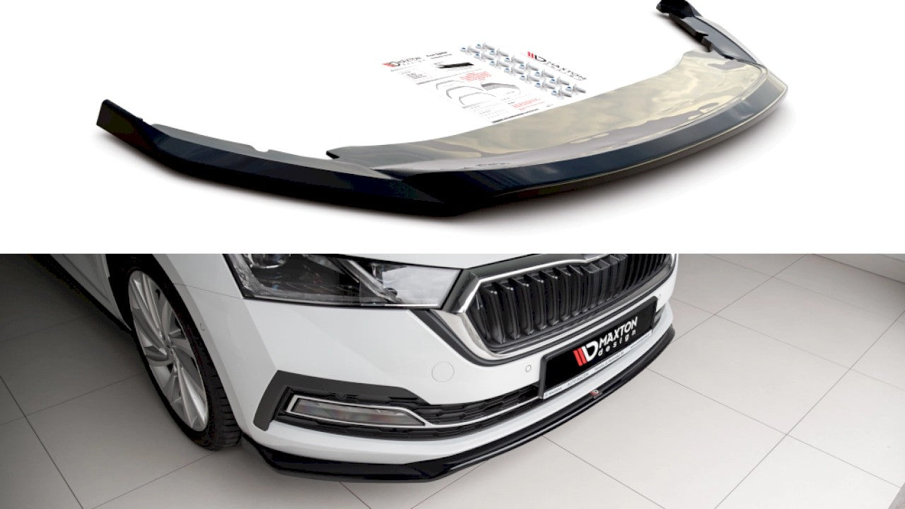 MaxtonDesignFrontSplitterV.2forSkodaOctaviaMK4(2019+)