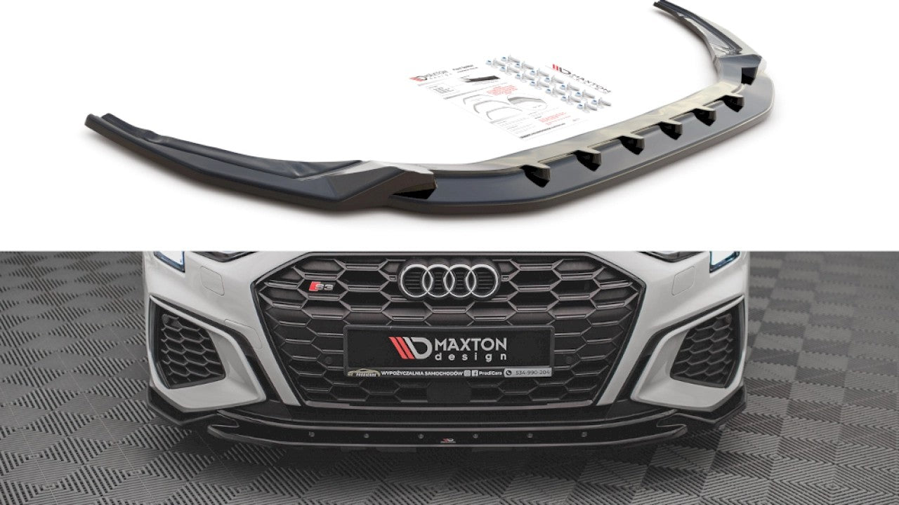 MaxtonDesignFrontSplitterV.2forAudiS3/A3S-Line8Y(2020+)