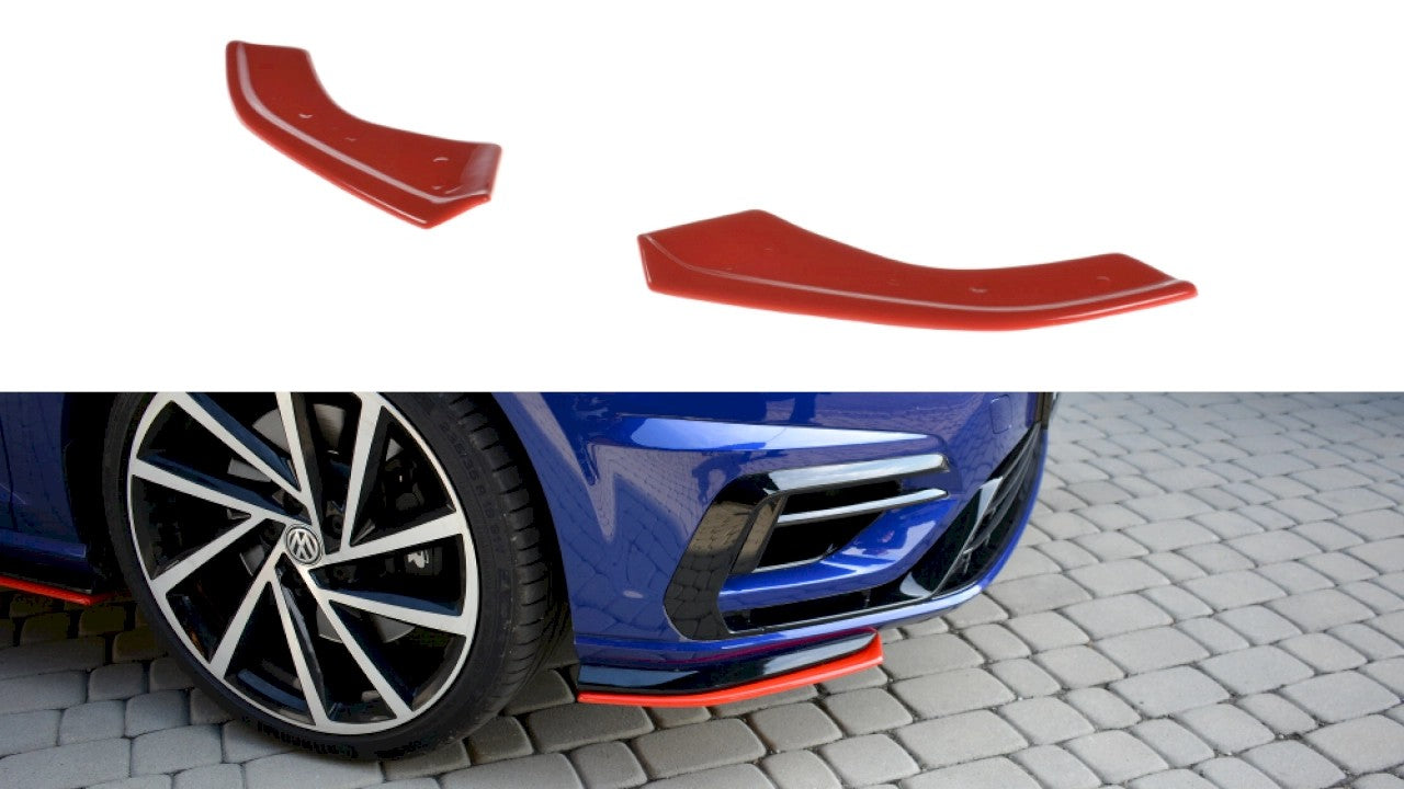 MaxtonDesignFrontSplitterV.8forVolkswagenGolfMK7.5R(2017-2020)