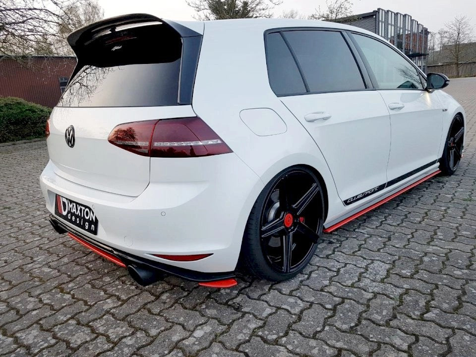 MaxtonDesignRearSideSplitters/SpatsForVolkswagenGolfMK7GTIClubsport(2016-2017)