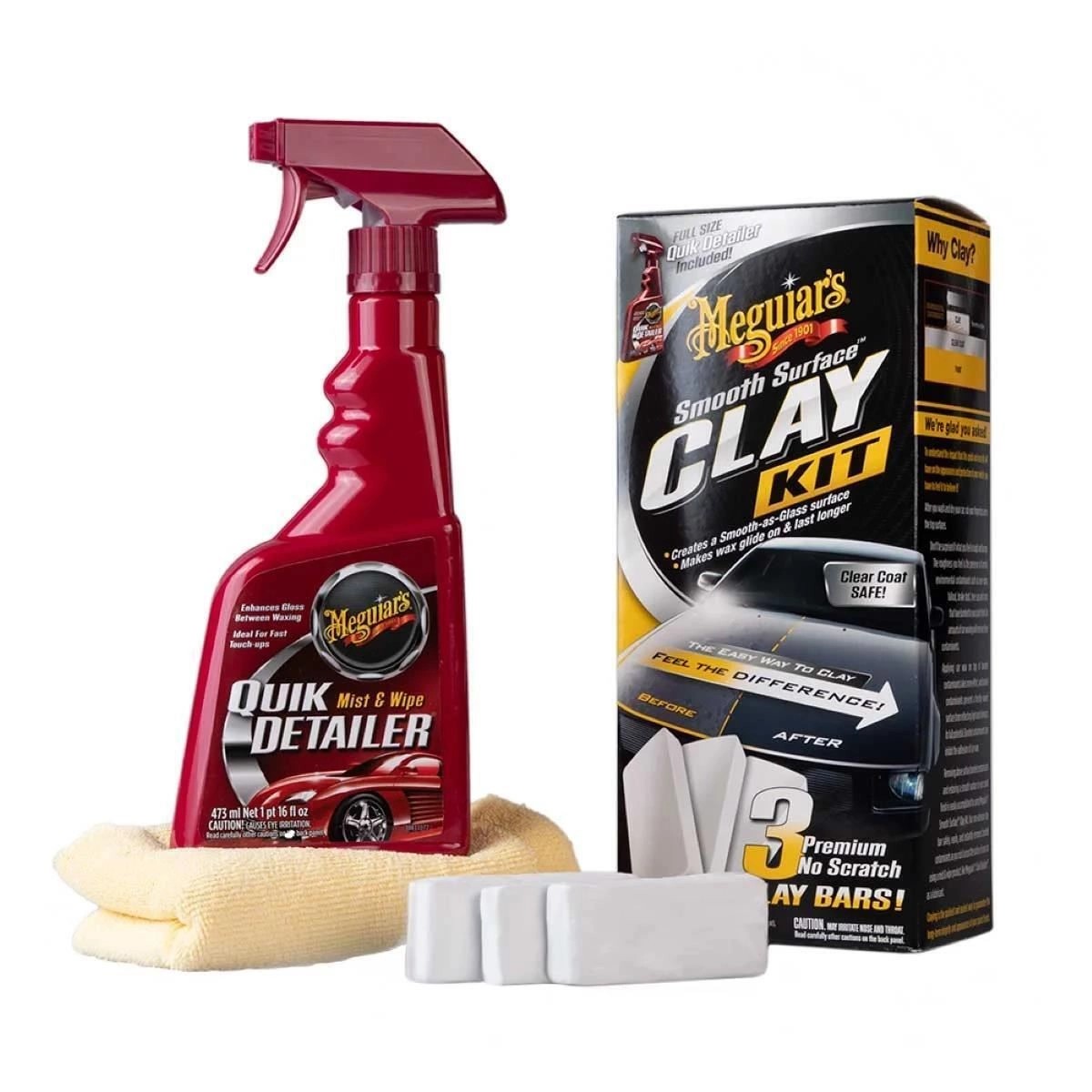 Meguiar'sG191700EUSmoothSurfaceClayKitQuickDetailer