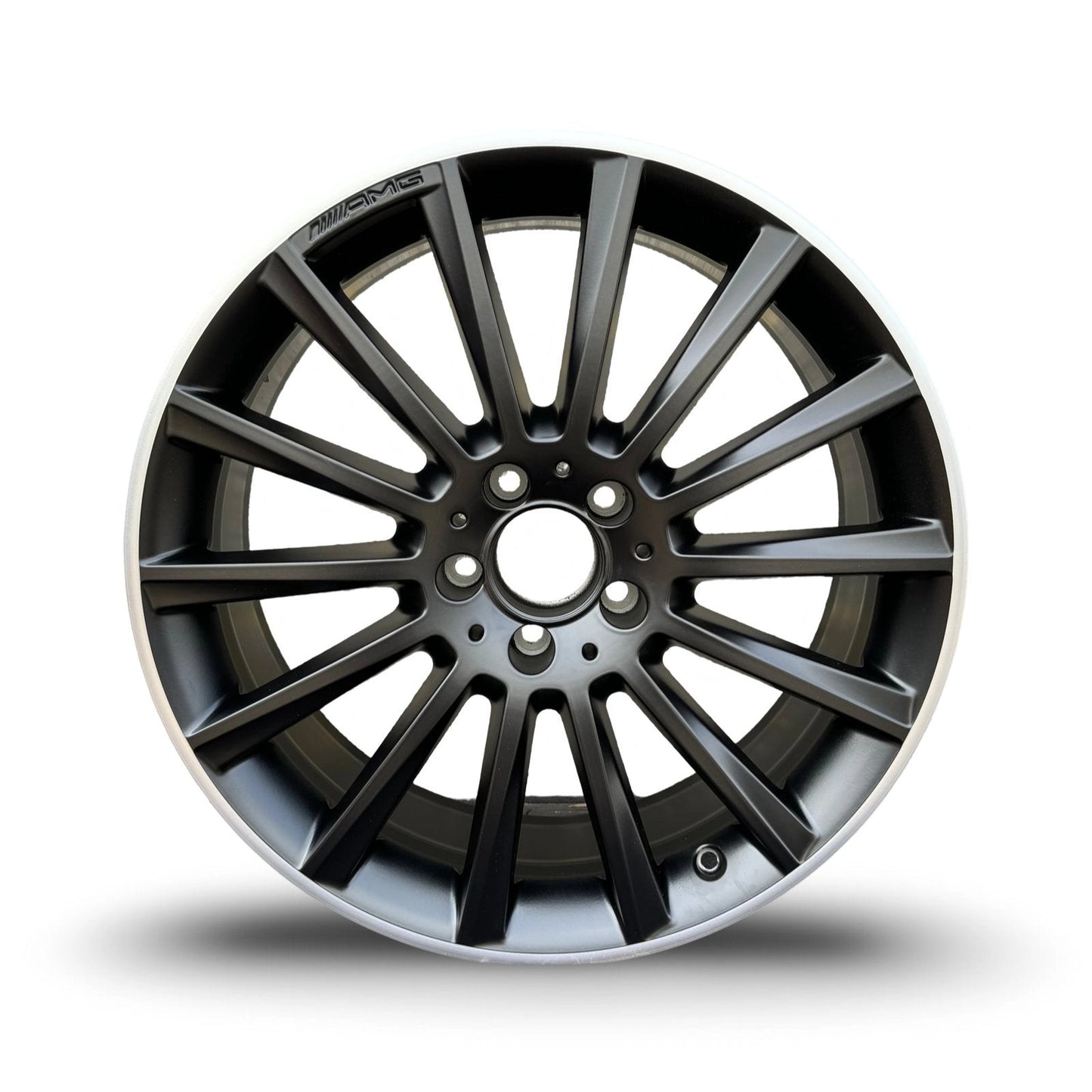 MERCEDESC43FRONTALLOY7.5JET33A2054015400MATTEBLACKDIAMONDFINISH