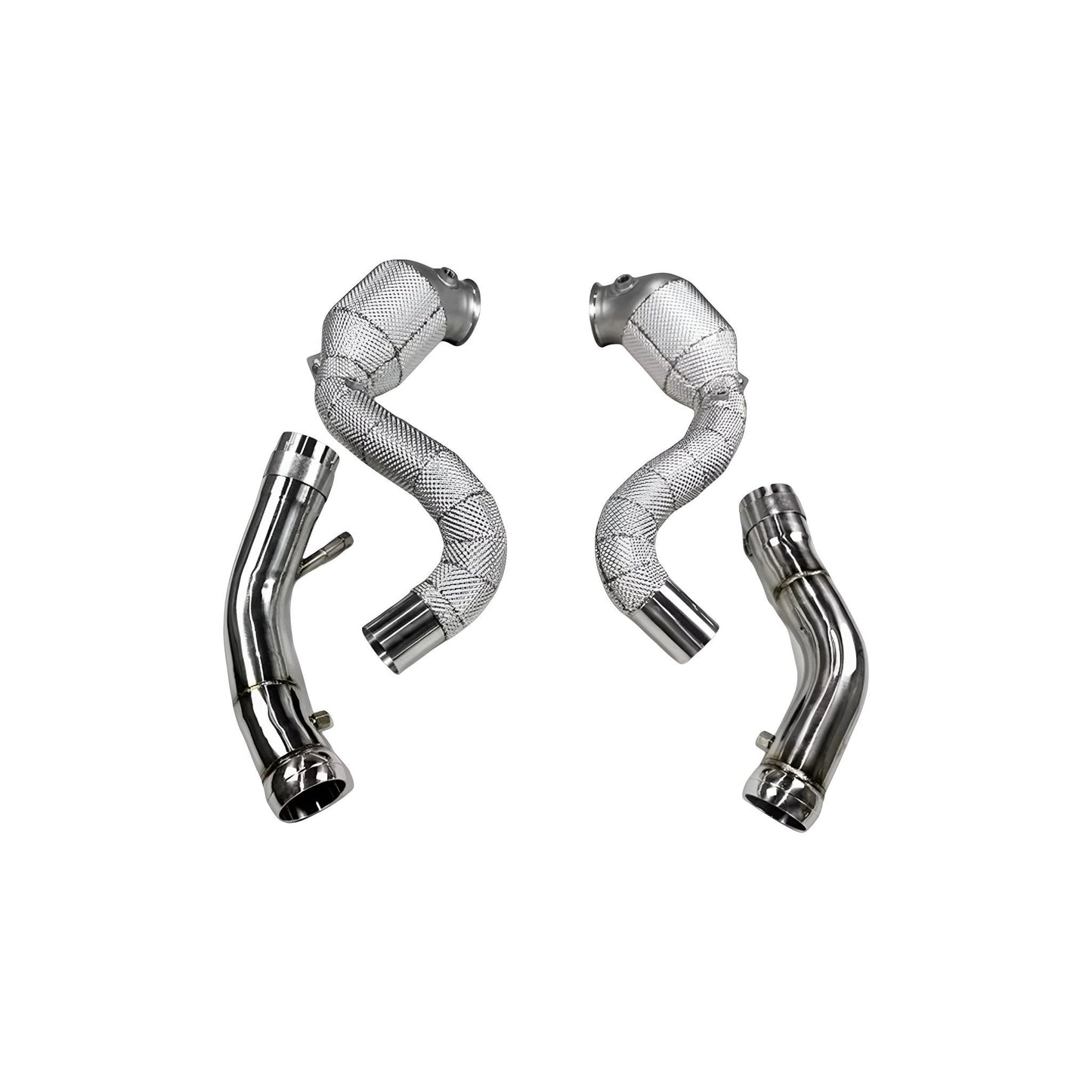 MercedesE63/E63SAMGW213M177HeatShielded200CellHi-flowSportCatDownpipes2019-2022(OPFVERSION)