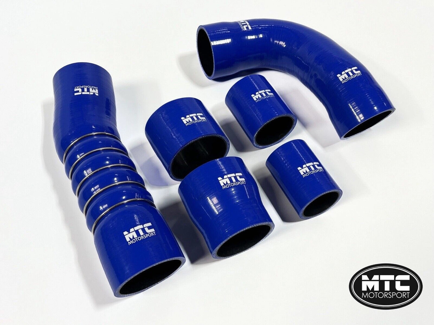 MTCMOTORSPORTAUDIRS38V2015-21SILICONEBOOSTHOSEKITTURBOHOSESBLUE