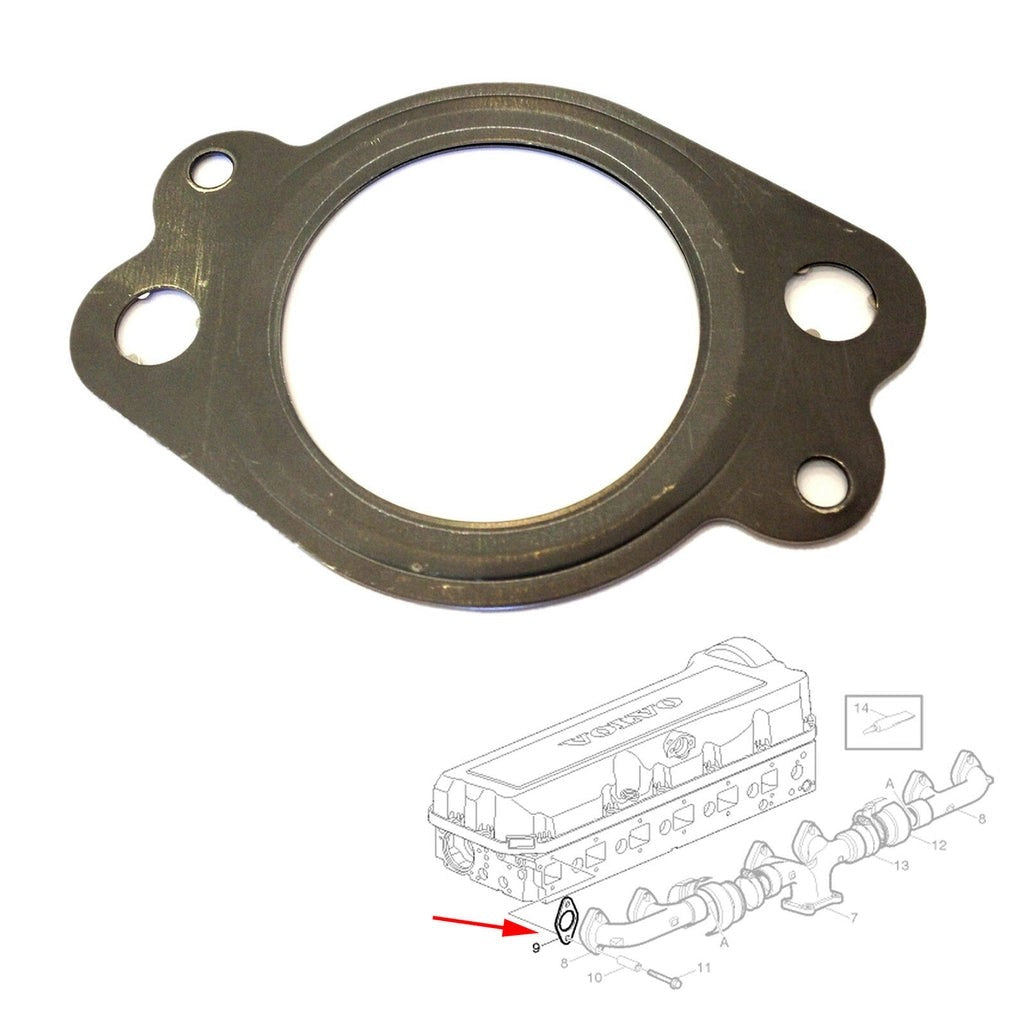 NewVersionExhaustManifoldGasketFitsRenaultTrucks,Volvo,7408148172