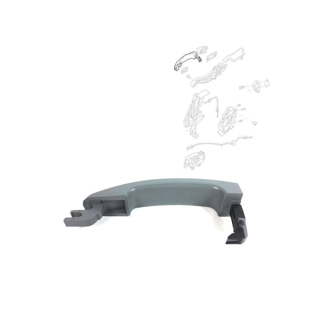 OuterDoorHandleFrontRearLhOrRhPrimedFitsFordFocusMk2Mk31252259