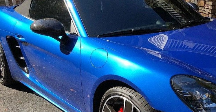 PorscheBoxster/Cayman718GenuineCarbonFibreMirrorReplacementCovers(2016-UP)LHDONLY