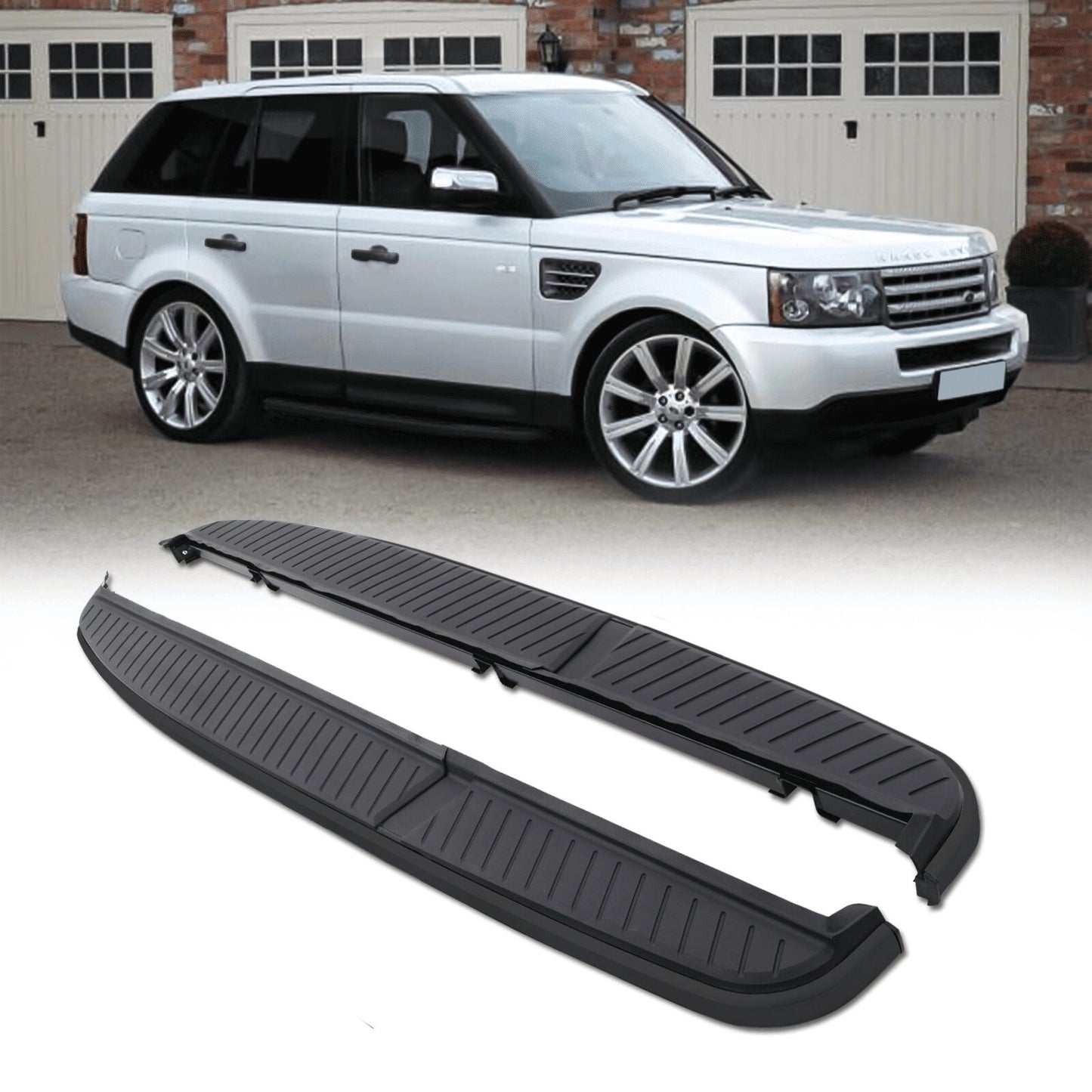 Predator4x4BlackEditionSideStepsToFitLandRoverRangeRoverSportL32005-12