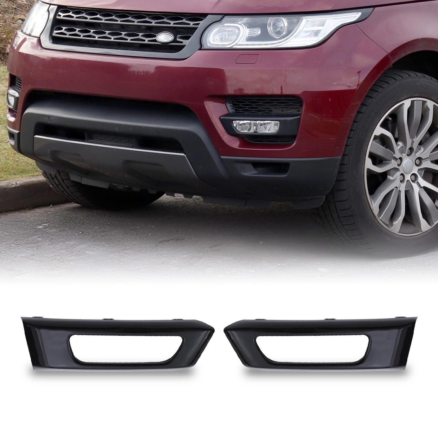 Predator4x4FrontFogLightCoversToFitRangeRoverSportL494