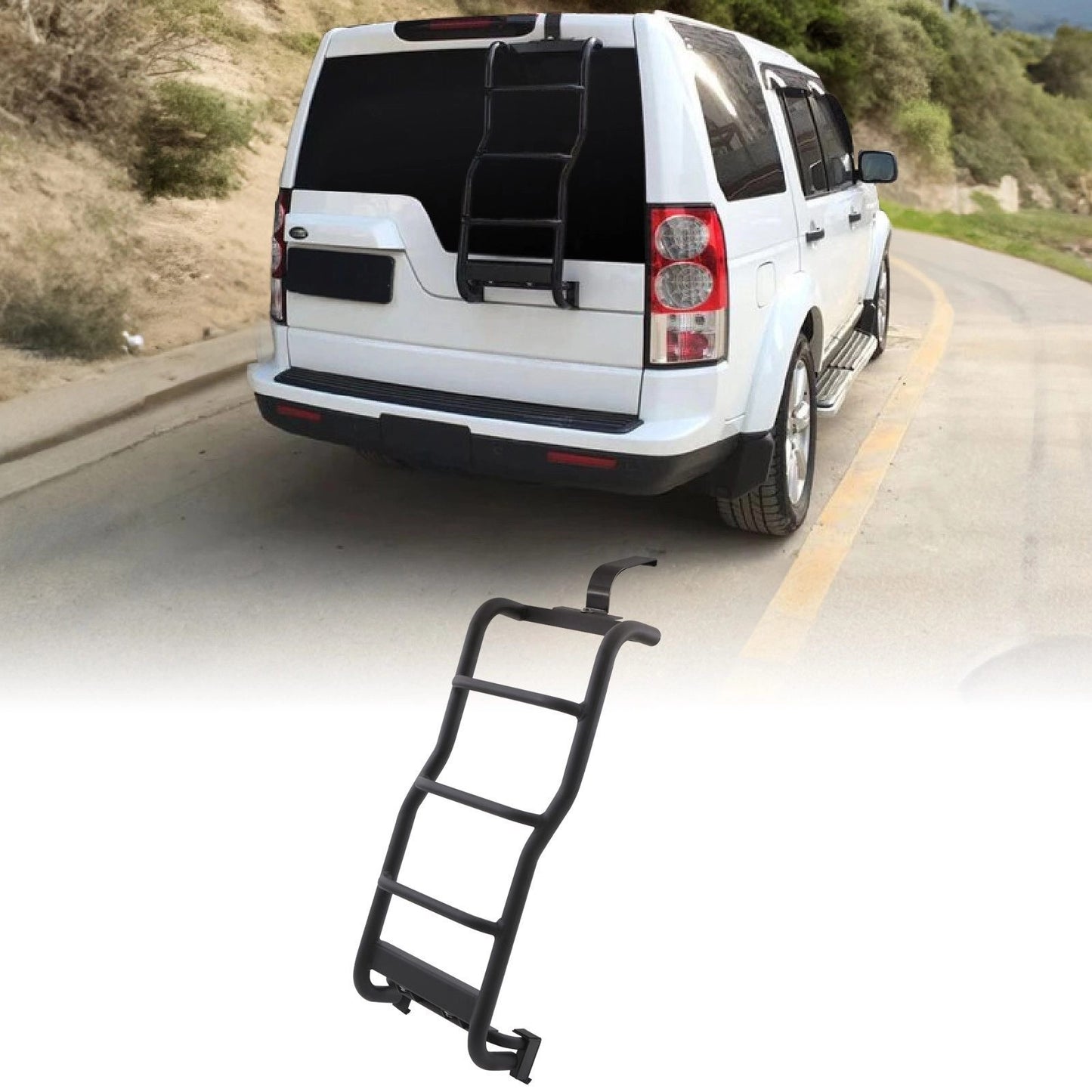 Predator4x4RearRoofAccessLadderToFitLandRoverDiscovery3L3192004-2009