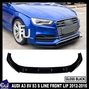 RAUDIA38VS3SLINEGLOSSBLACKFRONTSPLITTERSPOILERLIPBODY2012-16