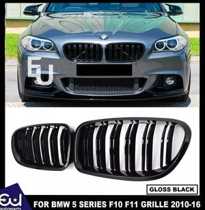 RBMW5SERIESF10F11M5KIDNEYGRILLEGRILLGLOSSBLACKTWINDUALSLAT10-16