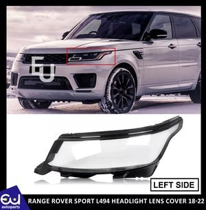 RRANGEROVERSPORTL494LEFTPASSENGERSIDEHEADLIGHTLENSLAMPCOVER18-22