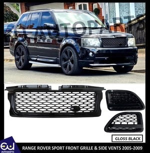 RROVERSPORTL320ALLGLOSSBLACKFRONTGRILLE&SIDEVENTSGLOSSBLACK05-09