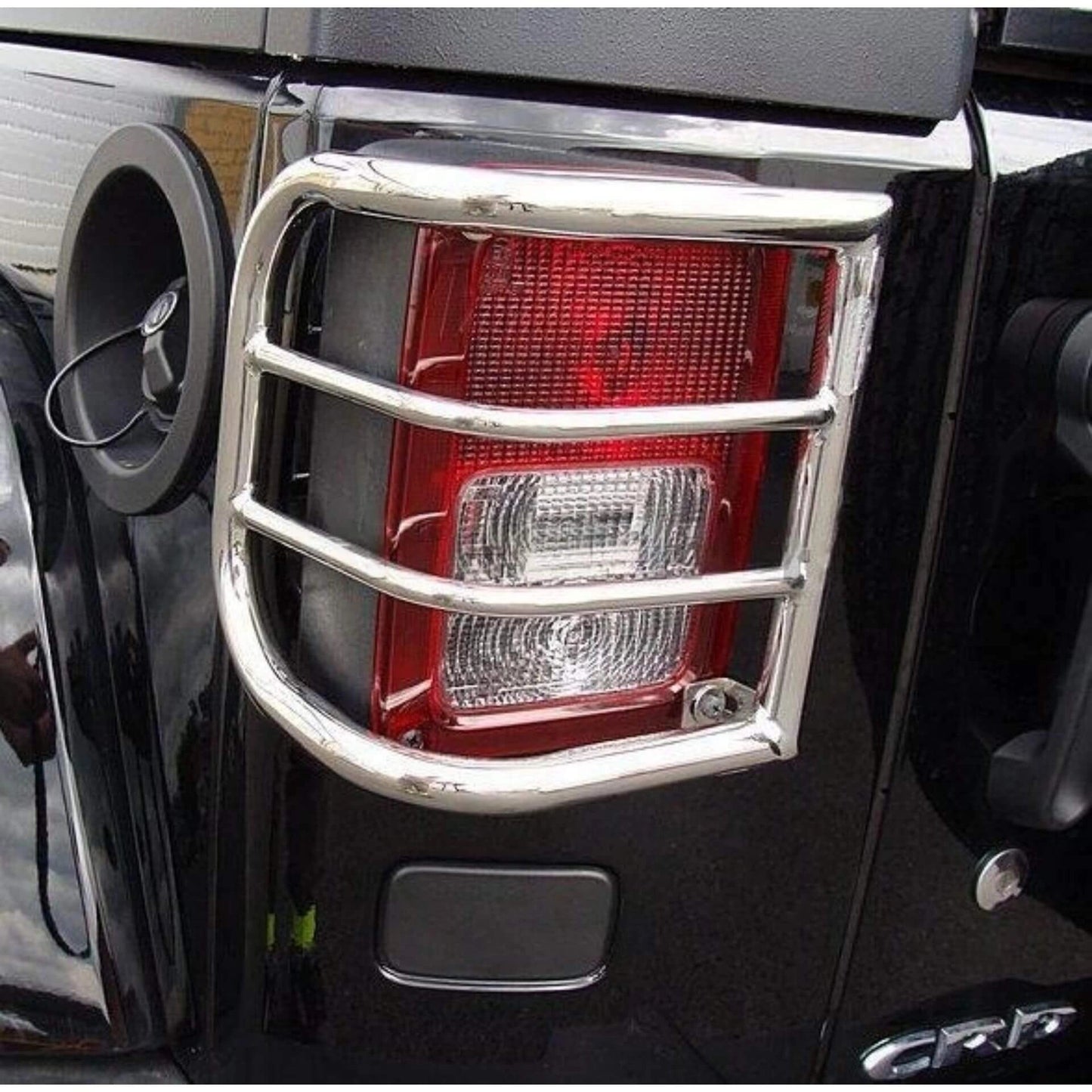 StainlessSteelTailLightGuardsforJeepWranglerJKUnlimited4Dr2007-2017