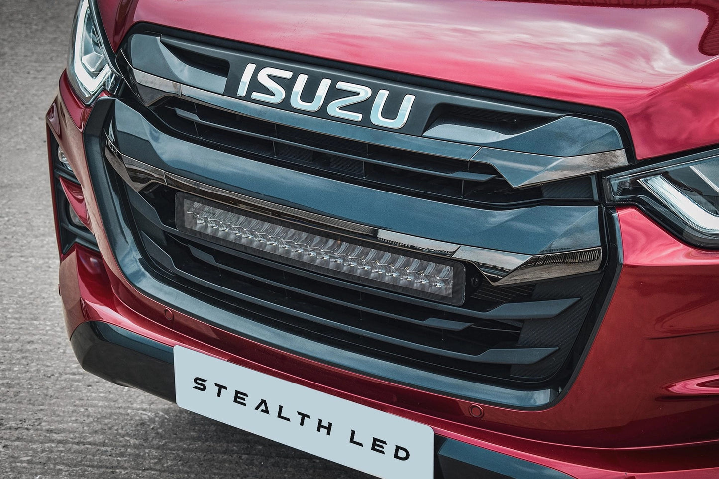 StealthLEDIsuzuD-Max2023+21″LuminousLEDIntegrationGrilleKit–16,800Lumens