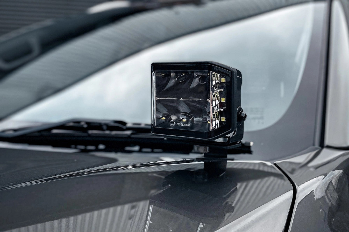StealthLEDMitsubishiL2002015-2019Twin4″DarkForceLEDBonnetKit–16,800Lumens