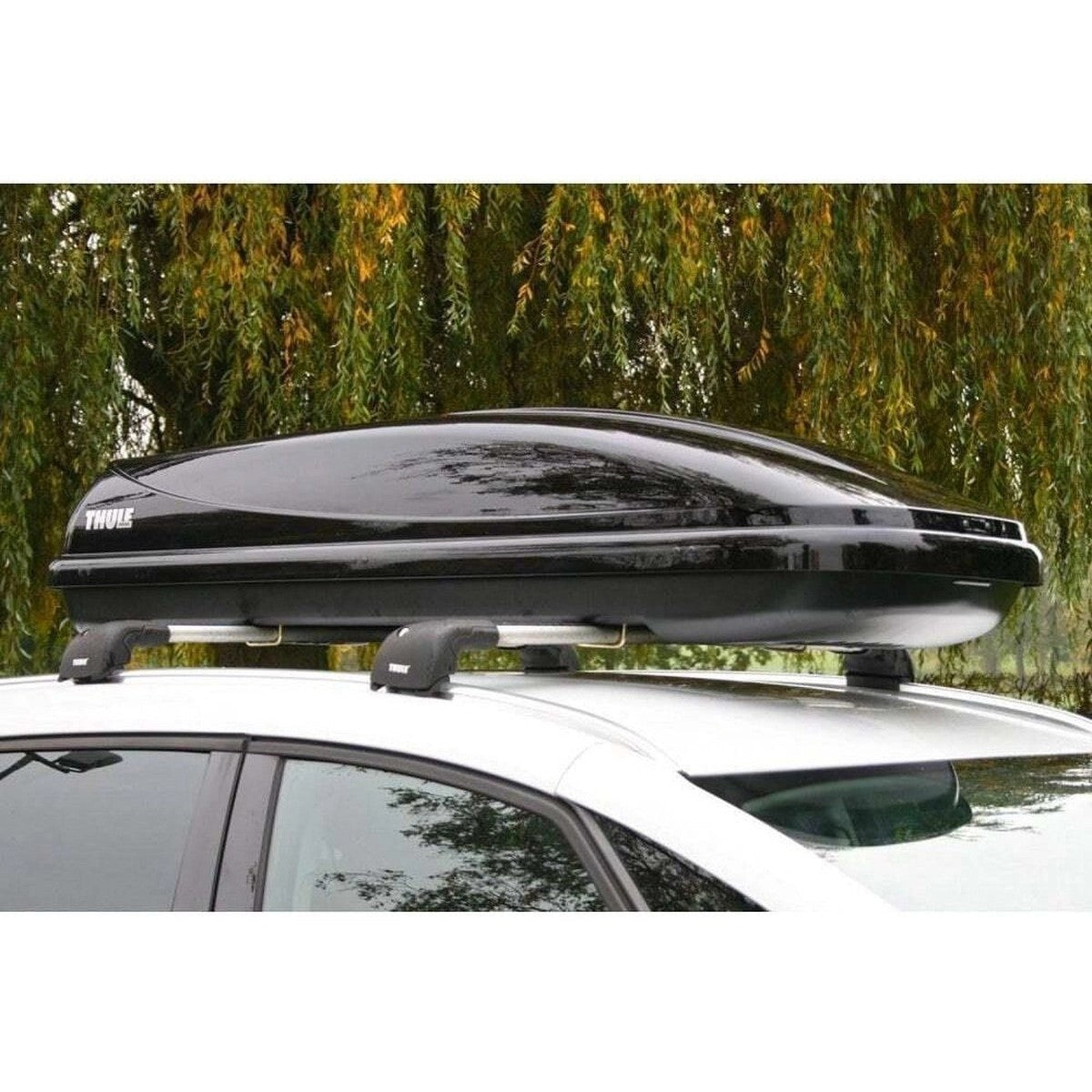 THULEOcean600CarRoofBoxinGlossBlackFinish330LitreRoofbox692204