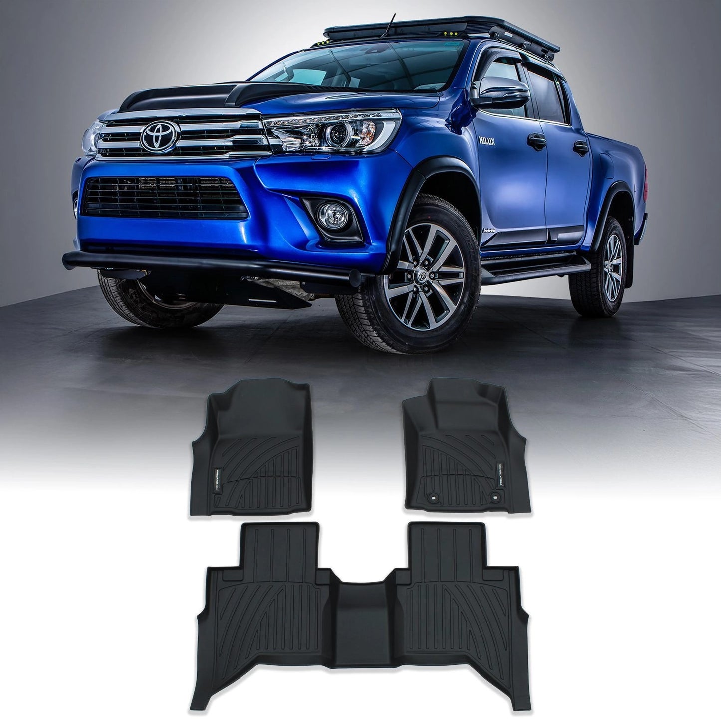 ToyotaHiluxRevo4DoorAutomatic2015+RubberFloorMats
