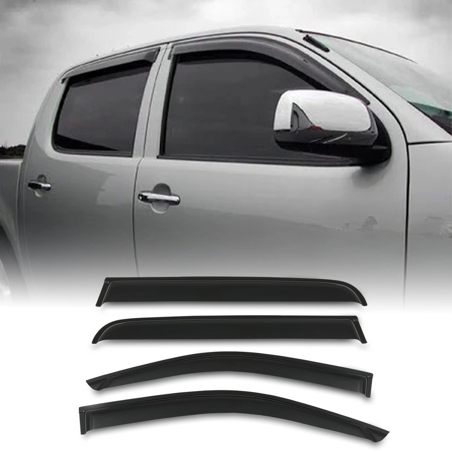 ToyotaHiluxVigo05-11BlackWindDeflectors