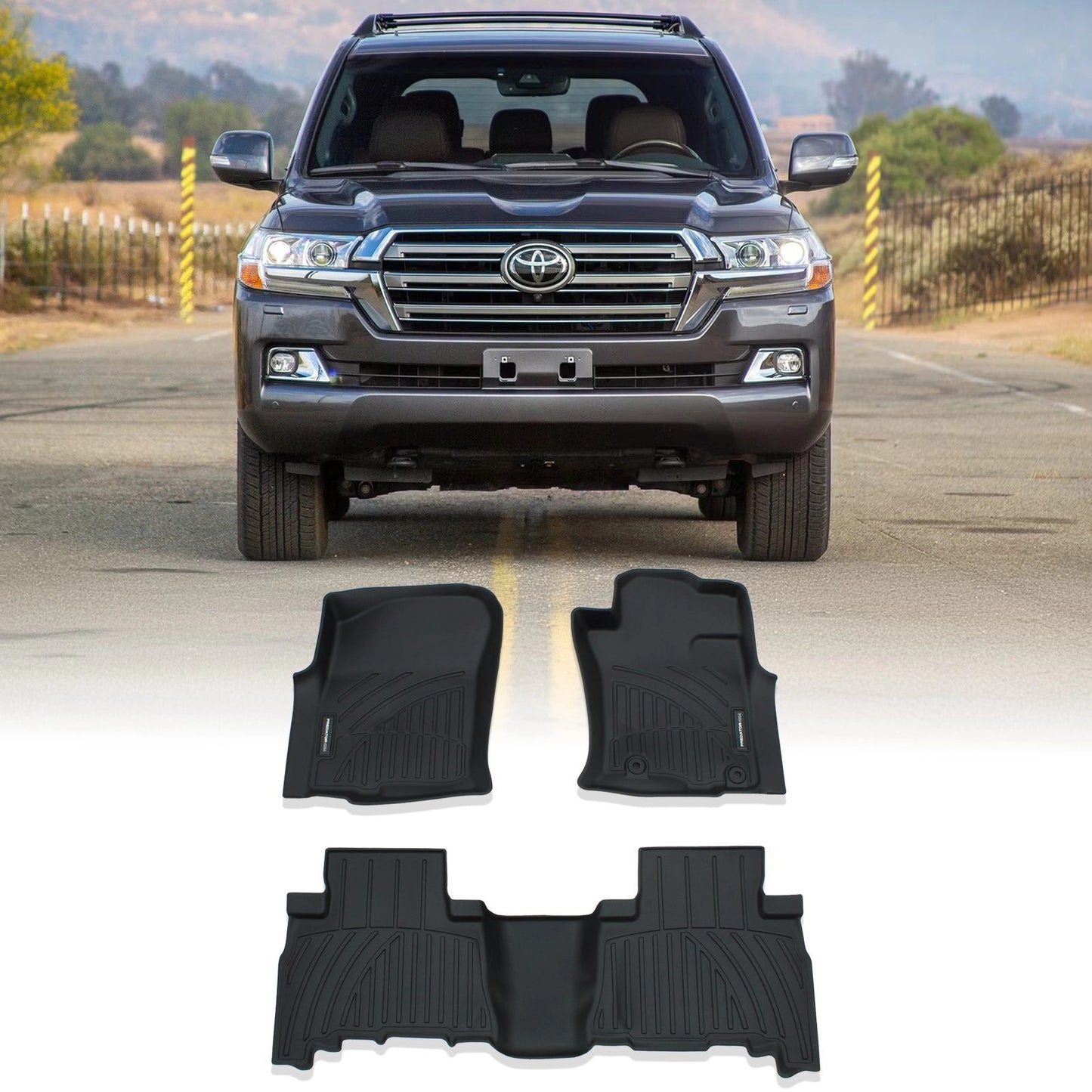 ToyotaLandCruiserJ20009-21BlackRubberFloorMats