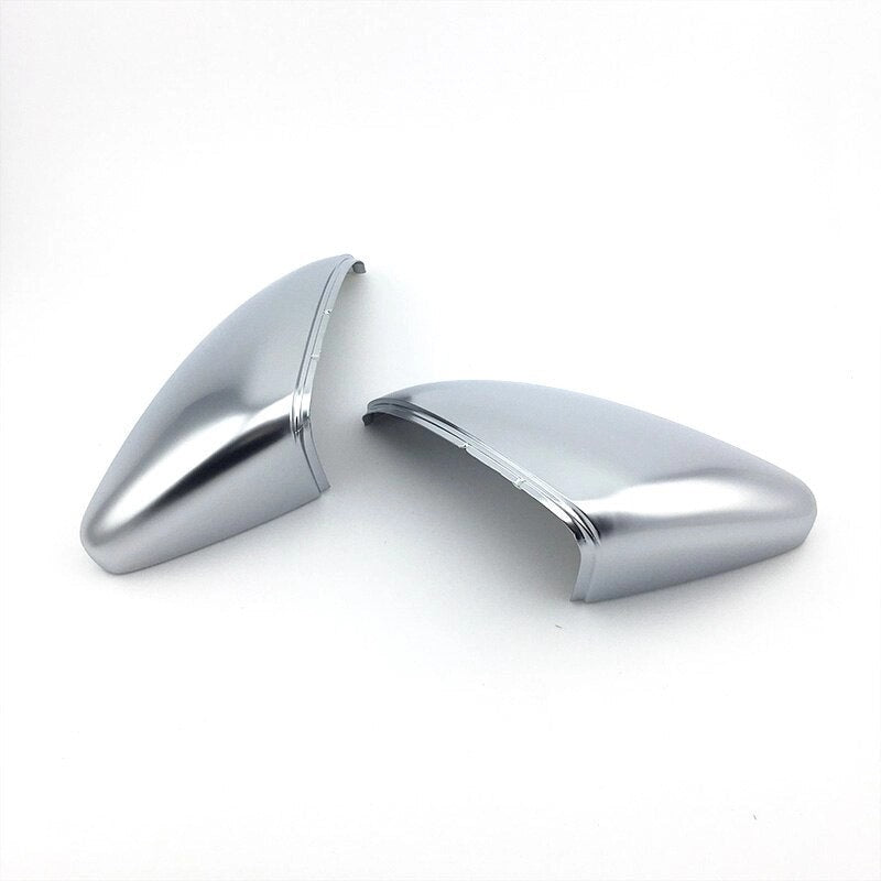 VolkswagenGolfMK7/7.5SatinChromeWingMirrorCovers(SatinSilverChrome)