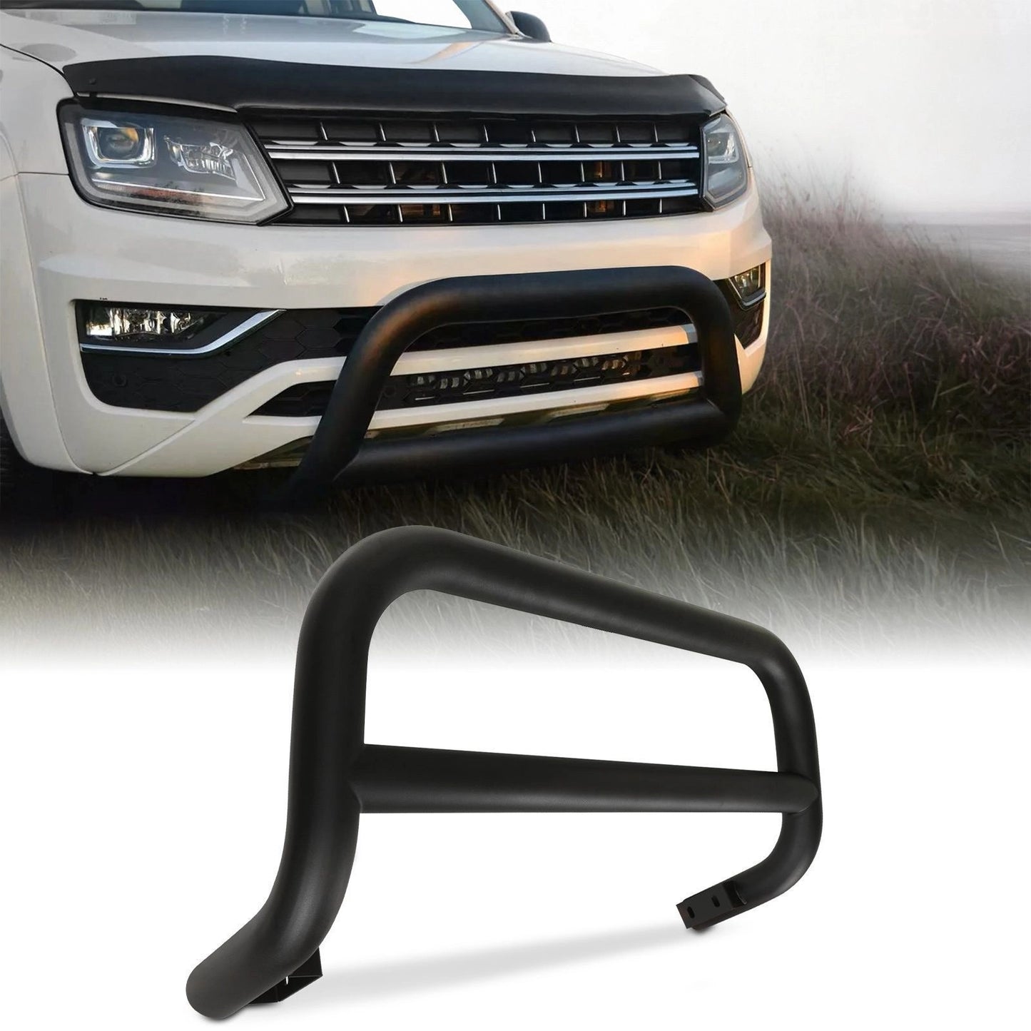 VWAmarok2010-2020MatteBlackBullBar