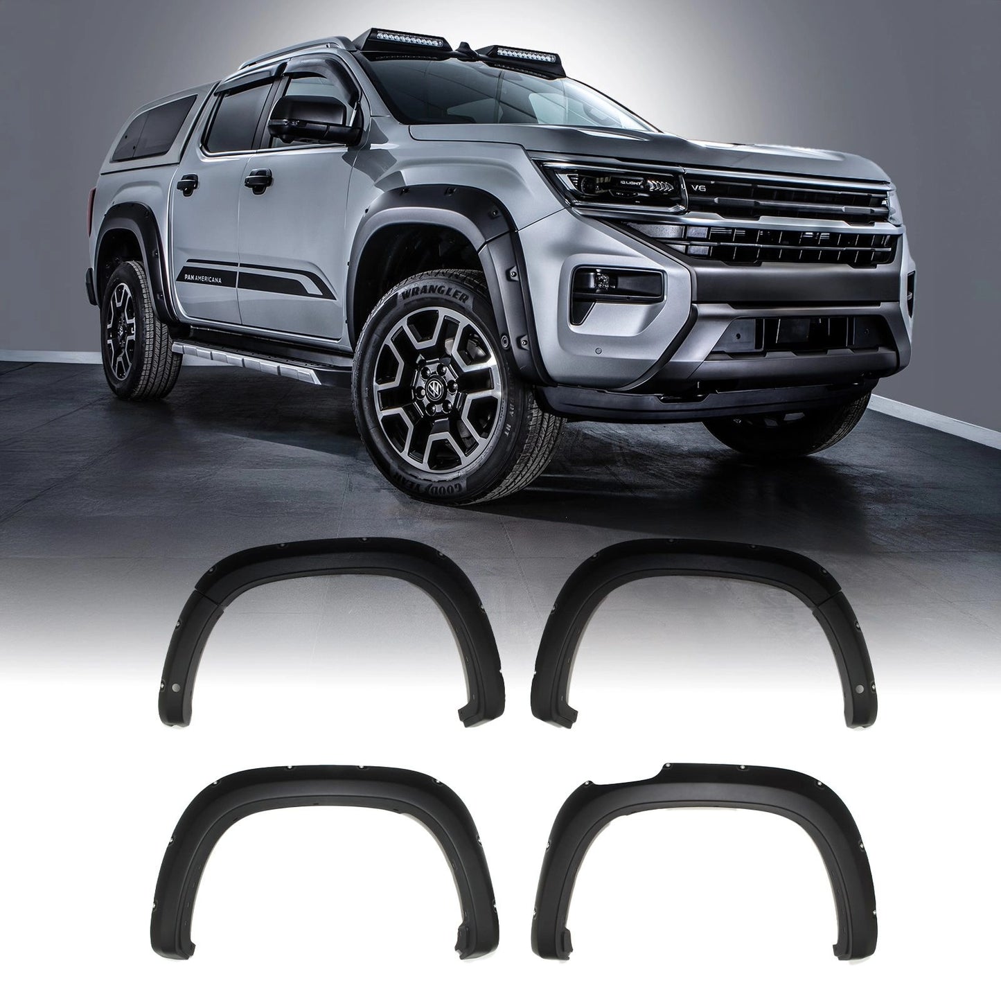VWAmarokMK2Automatic2023+RubberFloorMats