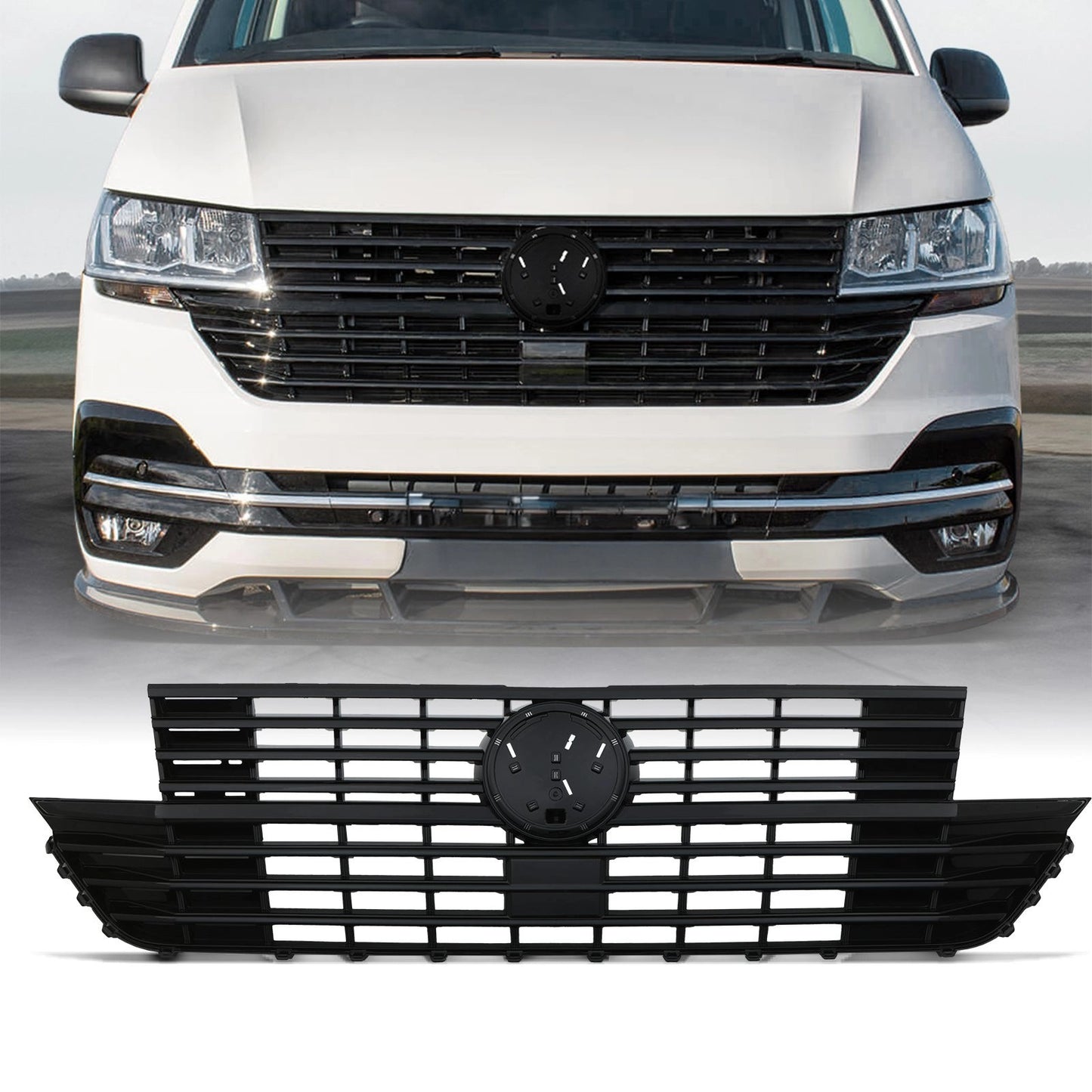 VWTransporterT6.12019+GlossBlackGrille