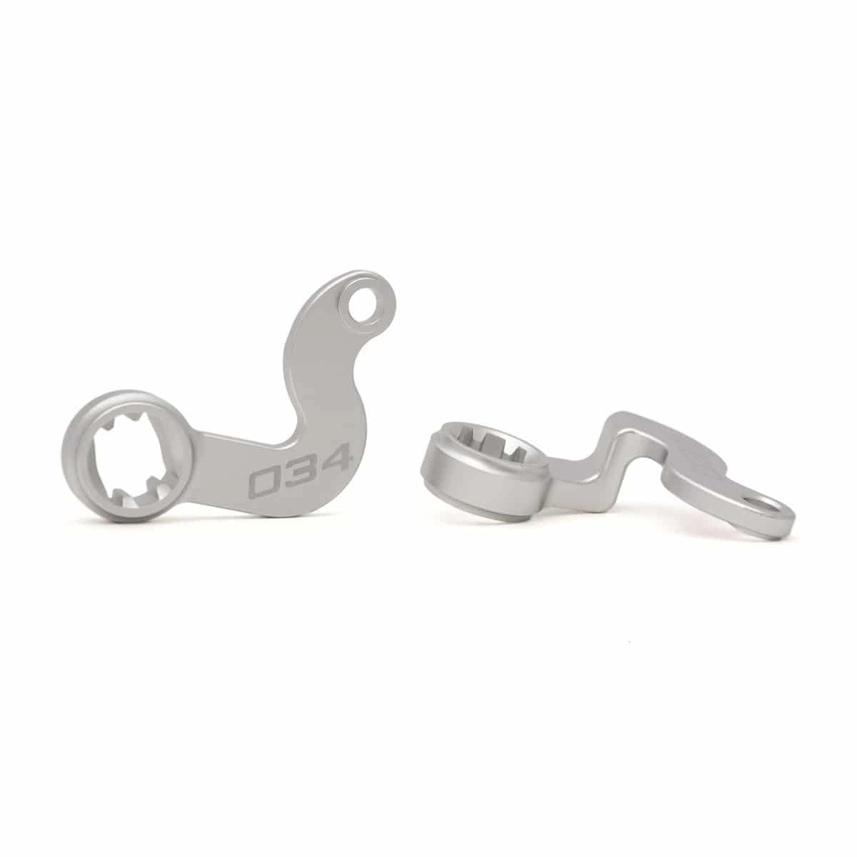 034MotorsportIntakeManifoldFlapLinkagePair,BilletAluminum,B7AudiRS44.2LFSI
